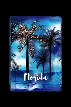 Florida: Australian Holiday Christmas Notebook With Lined Wide Ruled Paper For Taking Notes. Stylish Tropical Travel Journal Diary 6 x 9 Inch Soft Cover. For Home, Work Or School.