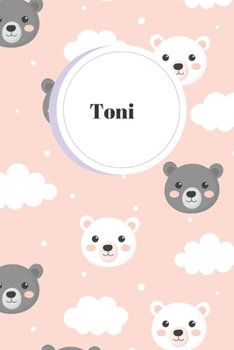 Paperback Toni: Liniertes Babytagebuch Notizbuch oder Kinder Notizheft liniert - Eltern Journal f?r M?nner und Frauen mit Linien [German] Book