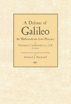 Hardcover Defense of Galileo: The Mathematician from Florence Book