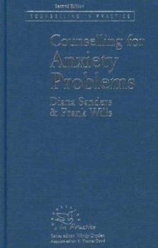 Hardcover Counselling for Anxiety Problems Book