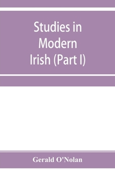 Paperback Studies in modern Irish (Part I) Book