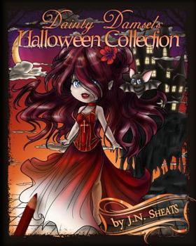 Paperback Dainty Damsels: Halloween Collection Book