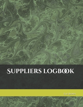Paperback Suppliers logbook Book