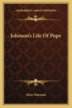 Paperback Johnson's Life Of Pope Book