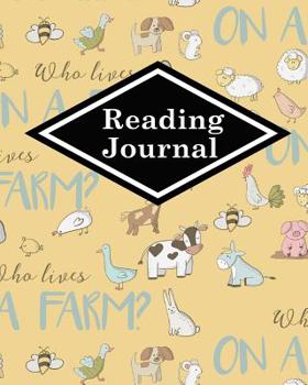 Paperback Reading Journal: Book Reading Note, Reading List Notebook, Portable Book Reading Note, Reading Logs, Cute Farm Animals Cover Book