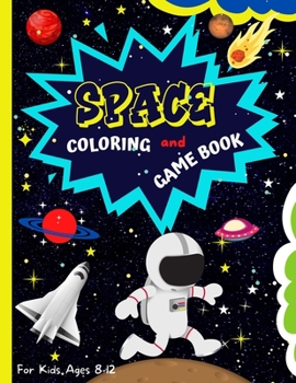Paperback Space Coloring And Game Book