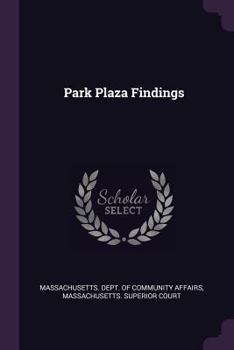 Paperback Park Plaza Findings Book