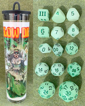 Paperback DCC Glow - Dice Chaotic Wizard Book