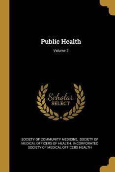 Paperback Public Health; Volume 2 Book