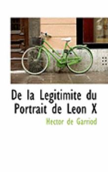 Paperback de La Legitimite Du Portrait de Leon X Book