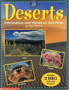 Paperback Deserts: Interactive Geography Kit: Information and Hands-On Activities Book