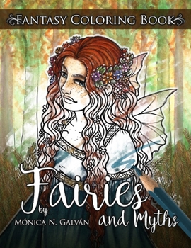 Paperback Fairies and Myths: Fantasy Coloring Book