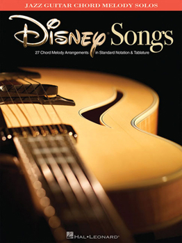 Paperback Disney Songs: Jazz Guitar Chord Melody Solos Book