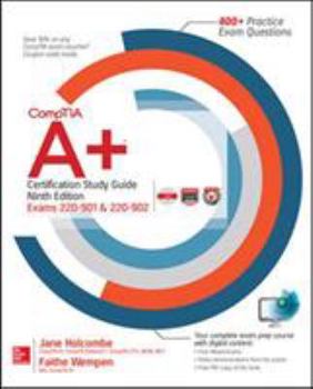 Paperback Comptia A+ Certification Study Guide (Exams 220-901 & 220-902) [With CDROM] Book