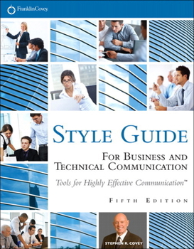 Paperback Franklincovey Style Guide: For Business and Technical Communication Book