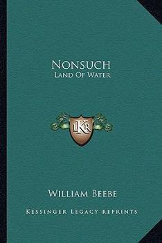 Paperback Nonsuch: Land Of Water Book