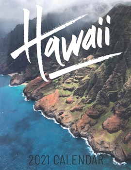 Paperback Hawaii: 2021 Wall Calendar, 8.5'' x 11'', Monthly Book