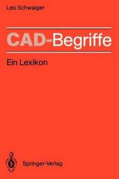 Paperback Cad-Begriffe: Ein Lexikon [German] Book