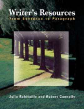 Hardcover Writer's Resources: From Sentence to Paragraph Book