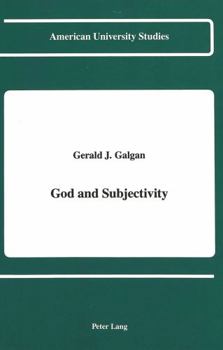 Hardcover God and Subjectivity Book