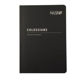 Paperback NASB Scripture Study Notebook: Colossians: NASB Book