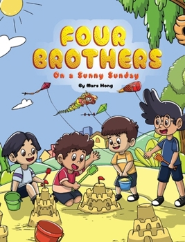 Hardcover Four Brothers on a Sunny Sunday [Large Print] Book