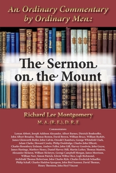 Paperback An Ordinary Commentary by Ordinary Men: The Sermon on the Mount Book