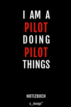 Paperback Notizbuch f?r Piloten / Pilot / Pilotin: Originelle Geschenk-Idee [120 Seiten gepunktet Punkte-Raster blanko Papier] [German] Book