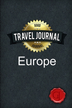Paperback Travel Journal Europe Book