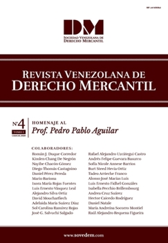 Paperback Revista Venezolana de Derecho Mercantil: Homenaje al Prof. Pedro Pablo Aguilar - Tomo I [Spanish] Book