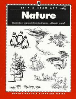 Paperback Nature: North Light Clip and Scan Art Book