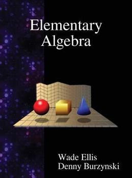 Hardcover Elementary Algebra Book