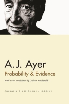 Paperback Probability and Evidence Book