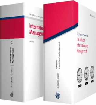 Hardcover Paket Internationales Management: Titel "handbuch Internationales Management" Und Titel "internationales Management" [German] Book