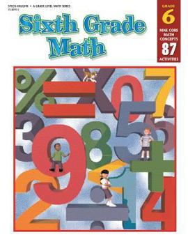 Paperback Grade Level Math: Reproducible Grade 6 Book