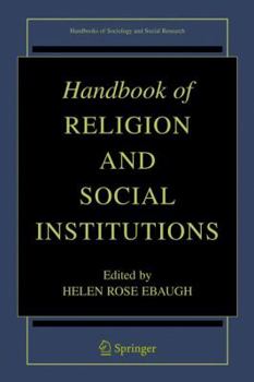 Paperback Handbook of Religion and Social Institutions Book