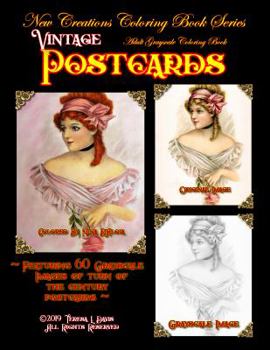 Paperback New Creations Coloring Book Series: Vintage Postcards: Ladies Book