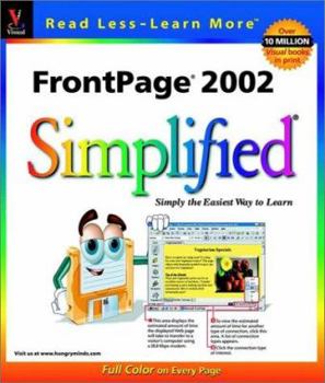 Paperback FrontPage 2002 Simplified Book