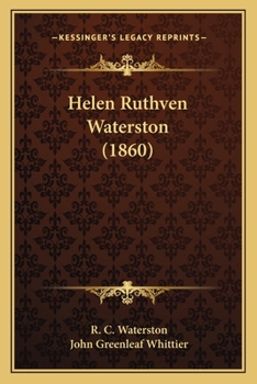 Paperback Helen Ruthven Waterston (1860) Book