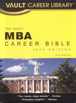 Paperback The Vault MBA Career Bible Book