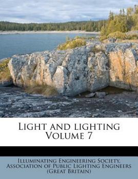 Paperback Light and lighting Volume 7 Book