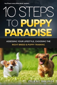 Paperback 10 Steps To Puppy Paradise Book