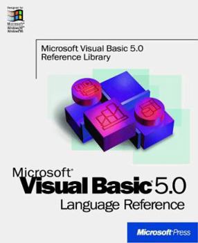 Paperback Microsoft Visual Basic 5 0 Language Reference Book