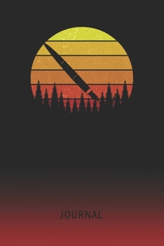 Journal: Blank Writer Writing Pen Personal Writing Diary | Old School Retro Vintage Sunset 80s Cover | Daily Journalism Diaries for Journalists & ... Set Goals & Write about your Life & Interests