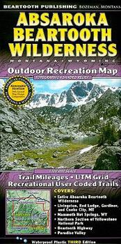 Absaroka Beartooth Wilderness : Outdoor Recreation Map