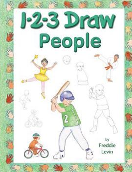 Paperback 1-2-3 Draw People Book