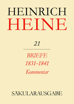 Hardcover Briefe 1831-1841. Kommentar [German] Book