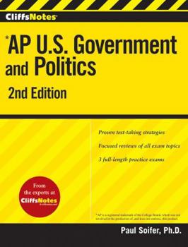 Paperback Cliffsnotes AP U.S. Government and Politics 2nd Edition Book