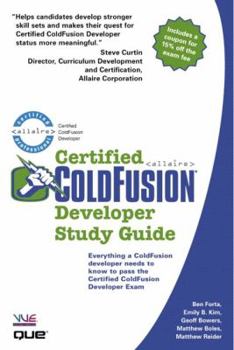 Paperback Certified Coldfusion Developer Study Guide Book