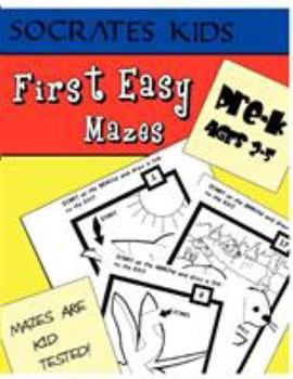 Paperback First Easy Mazes (Socrates Kids Workbook Series) Book